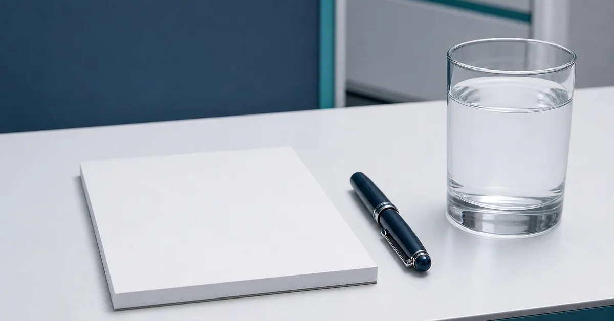 Verschiedene Schmerzmittel und ein Glas Wasser auf einem Tisch